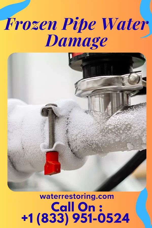 Frozen Pipe Water Damage in Agency, IA